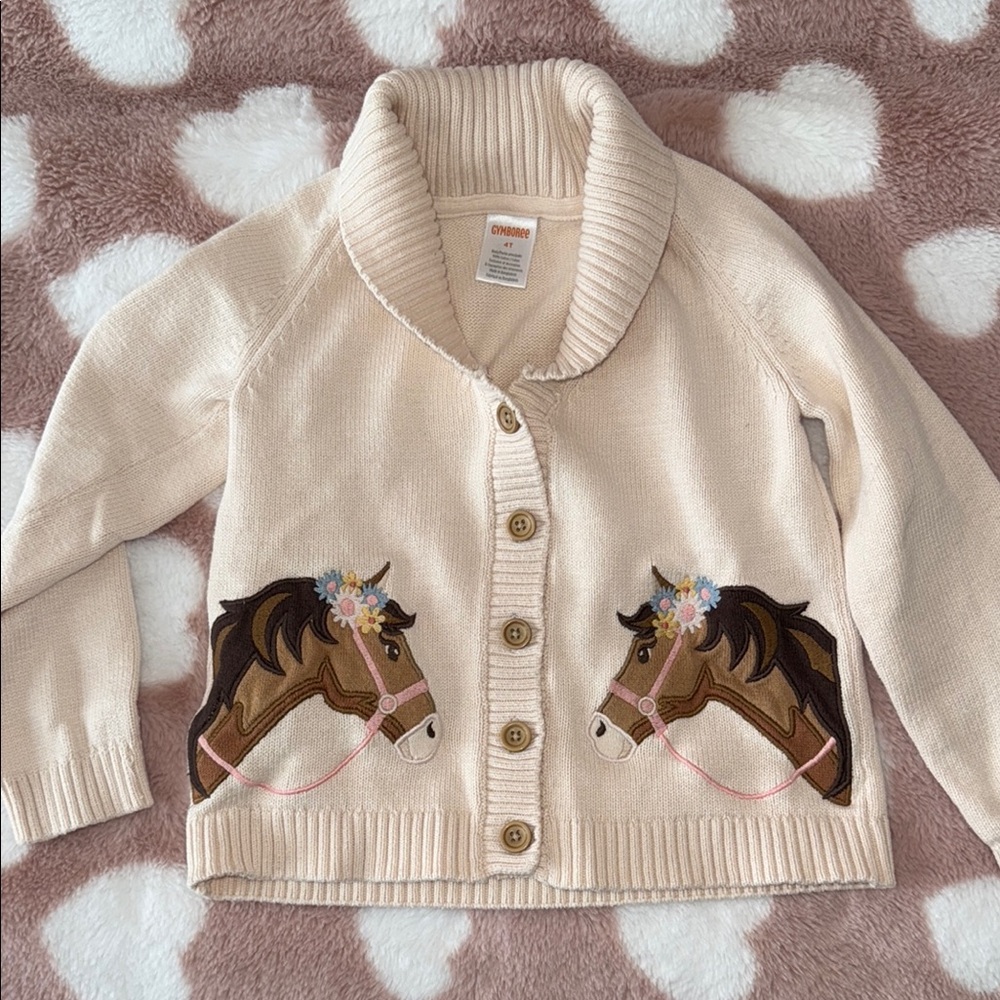 Toddler horse sweater